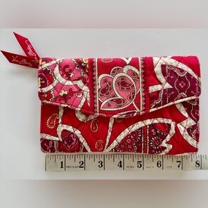 Vera Bradley Tri Fold Wallet (with clip strap) - Retired Print